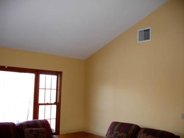 Livingroom with light yellow color