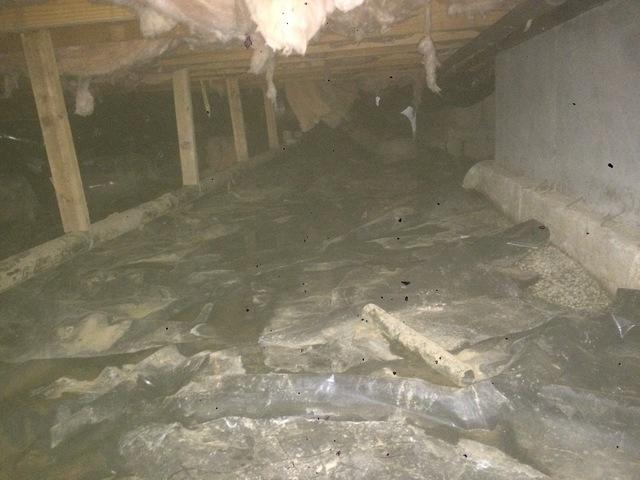 Water In The Crawlspace Causes Unhealthy Air