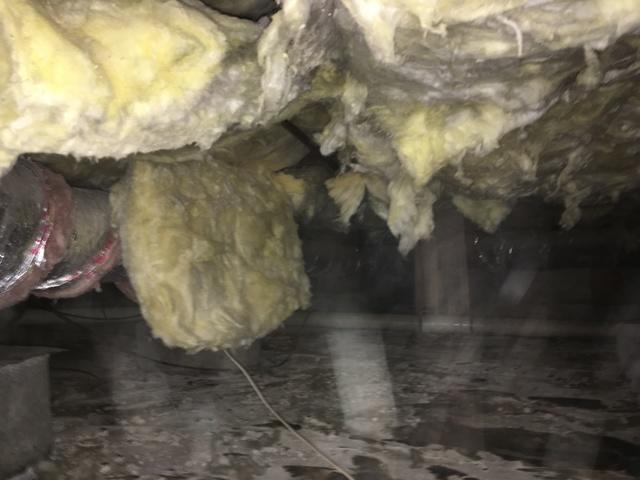 Falling Insulation in The Crawlspace