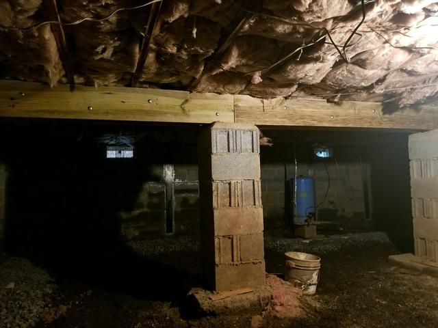 Structural Repairs Made to Basement