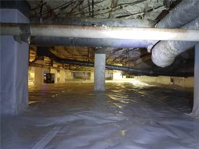 After Encapsulation of Crawl Space in Savannah