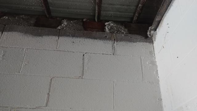 Stair Step Cracks
