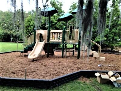 Toddler Playground Constructed in Beaufort South Carolina.