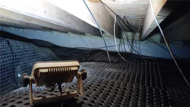 Drainage Matting Helps Move Water