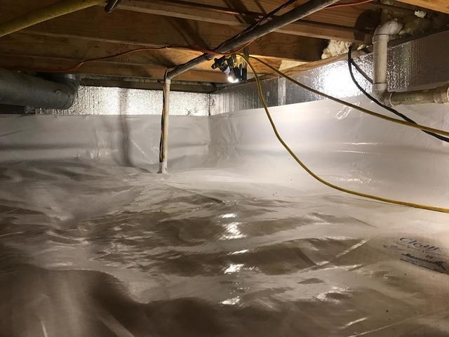 Our CleanSpace crawl space system creates a vapor barrier in the crawl space that prevents future problems such as mold and rot. By installing CleanSpace, you can rest assured that your home's air quality will be drastically improved.