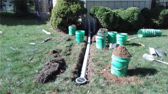 LawnScape Outlet Carries Water Away From Home