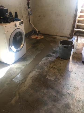 Waterproofed Basement