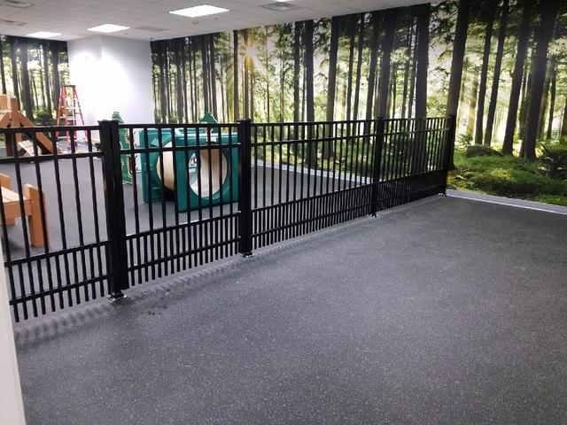 Aluminum Picket Fencing Install in Alexandria