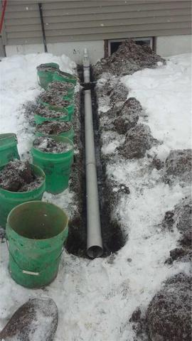 Outside Drains can be Buried Now too