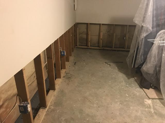 Water Damaged Wall Removal