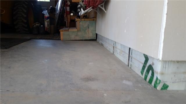 Sunken Concrete Slab