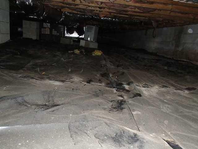 Typical Crawl Space in Rehoboth Beach, DE