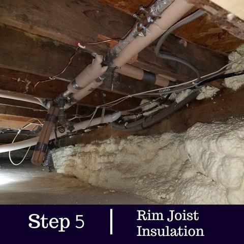 Rim Joist Insulation in Melrose, WI