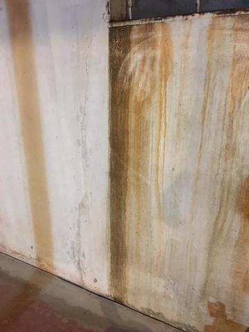 The streaks seen in this photo are a clear indicator of water seepage coming through the window. Not only does this look unappealing, but the constant water coming through causes and unhealthy environment.