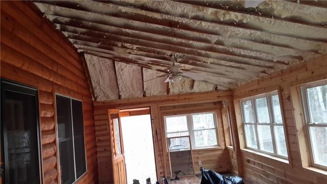 Spray Foamed Ceiling