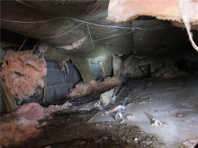 Dirty and Poorly Insulated Crawl Space