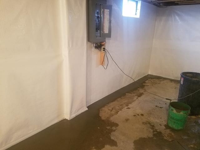An other view of CleanSpace Wall System & WaterGuard System.