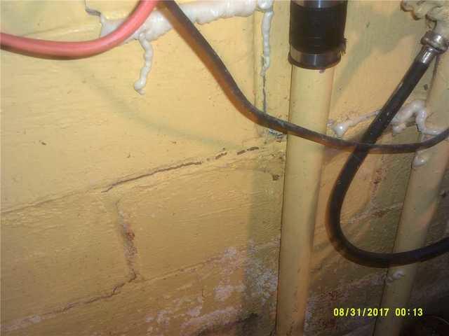 Closeup of Wall Cracks