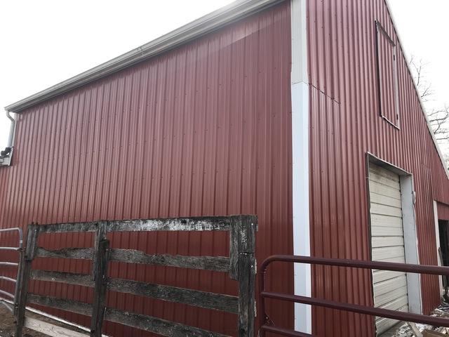 What a difference this has made to this old farm corn crib.