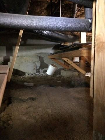Dirt Crawlspace