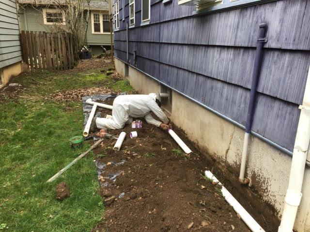 Exterior drains