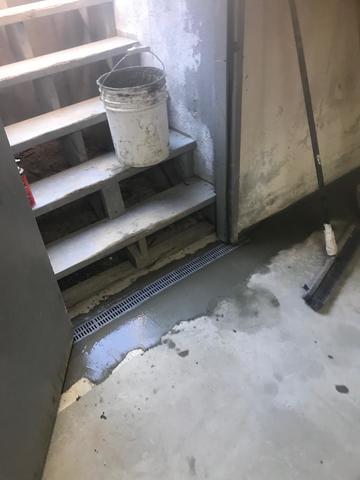 TrenchDrain in Front of the Stairs