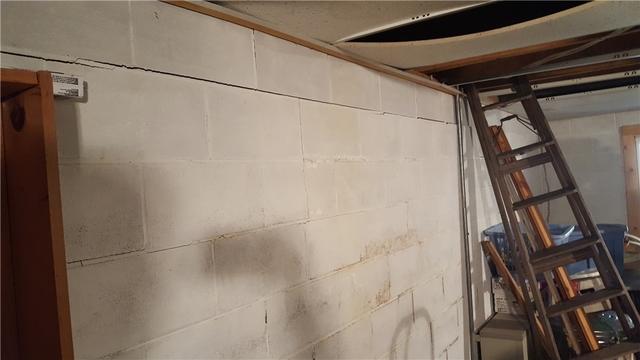 This is what the wall looked like before the PowerBraces were installed