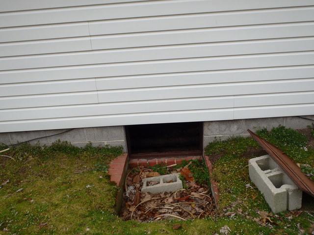 Crawl Space Entrance