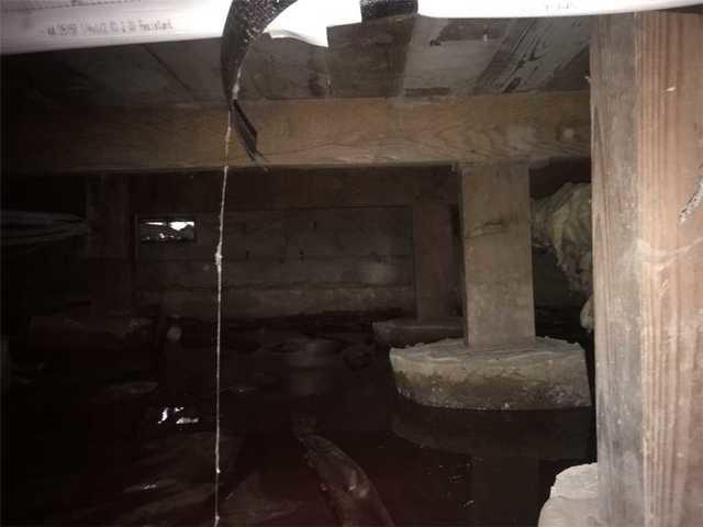 Water in the crawlspace