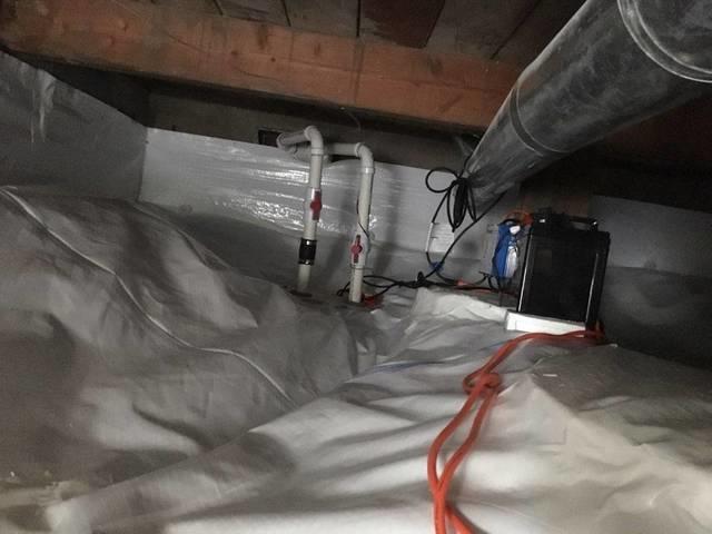 New sump pump with battery back up