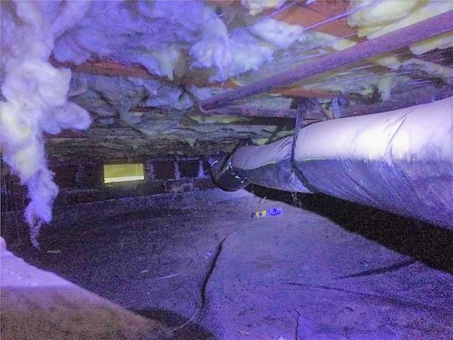 Inside Crawlspace