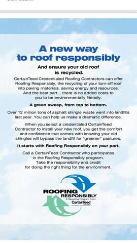 Roofing Responsibly