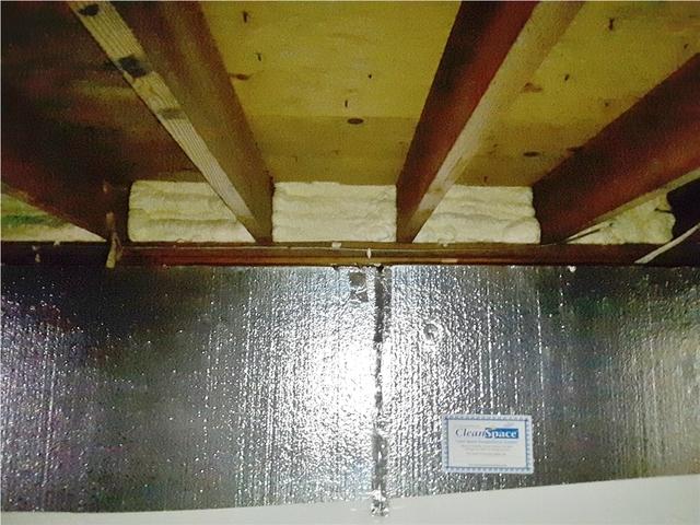 SilverGlo Insulation added to Crawl Space