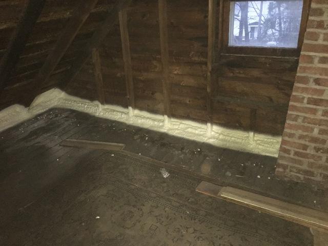 Spray Foam Top Plates