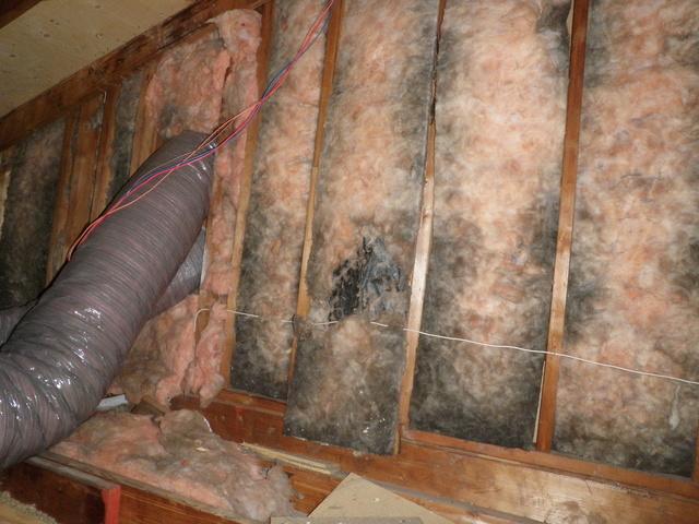 Exposed Kneewall Insulation in New Castle County, Delaware