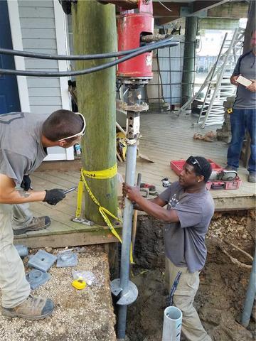 Helical Pier Installation is Well Done in Havre De Grace, MD