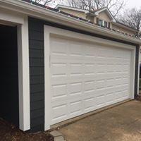 New trim around garage door