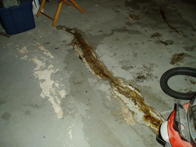 Floor Crack in New Hartford, CT