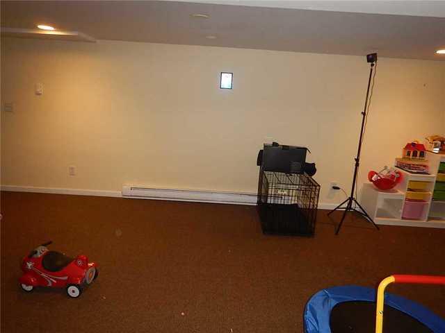 <p>This is how the basement flooring looked before the transformation. Not only does the area look dull, but water seepage that could come through the floors would ruin the carpet and make the space not welcoming.</p>