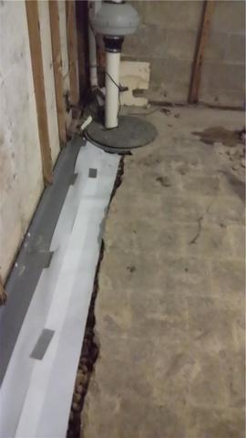 Waterproofing System to Sump Pump System
