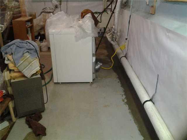 Vapor Barrier Installed