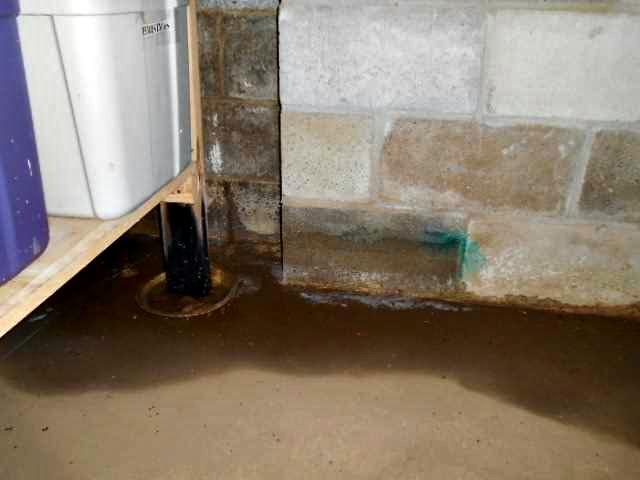 Water Seeping into Basement