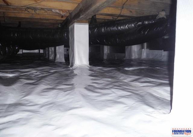 The SilverGlo Insulation Panels shed water instead of soaking it up like cellulose or fiberglass insulation.