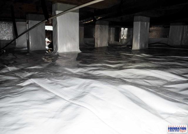 The CleanSpace Encapsulation System makes the crawl space a useful part of the home by allowing the crawl space to be transformed into additional storage.