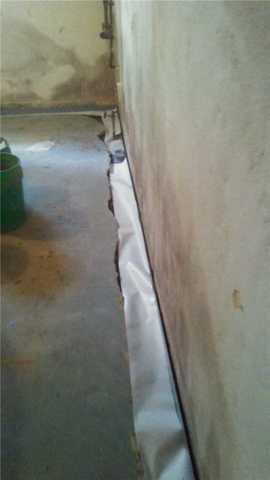 WaterGuard Drainage System Installed