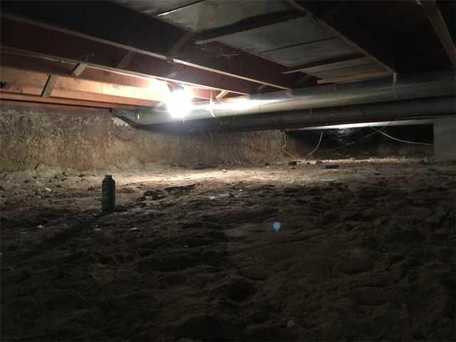 Nasty Dirt Crawl Space