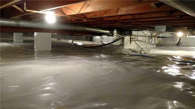 Crawl Space Heaven with CleanSpace liner