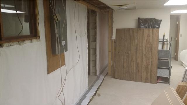 Installation of Basement Waterproofing System
