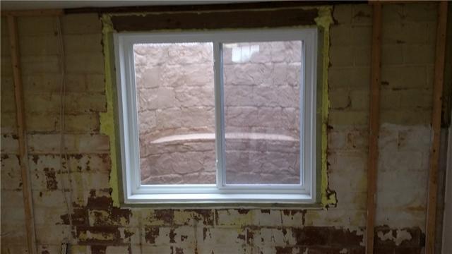 Completed Egress Window Installation