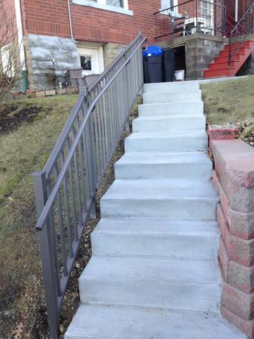 C-10 Railing Installation in Pittsburgh, PA